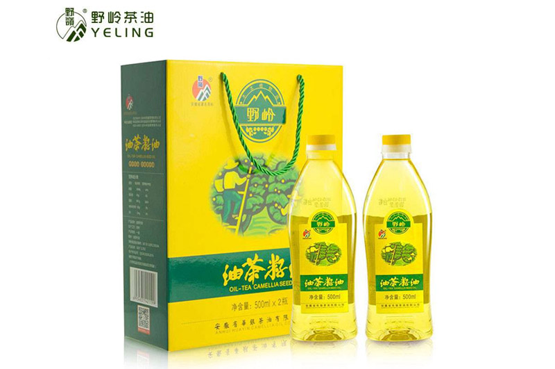 绿色压榨油茶籽油500MLx2
